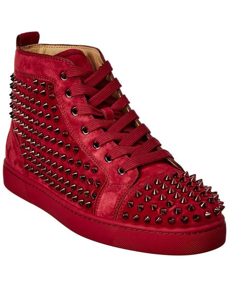 christian louboutin spiked shoes|red soled men's shoes.